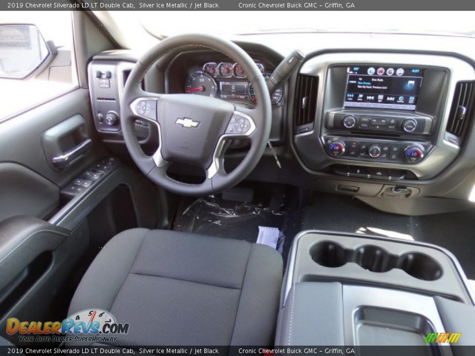 2019 Chevrolet Silverado LD LT Double Cab Silver Ice Metallic / Jet Black Photo #25