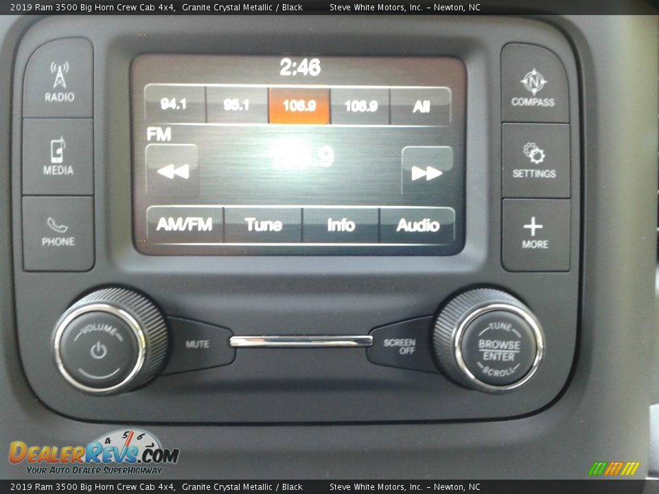 2019 Ram 3500 Big Horn Crew Cab 4x4 Granite Crystal Metallic / Black Photo #21