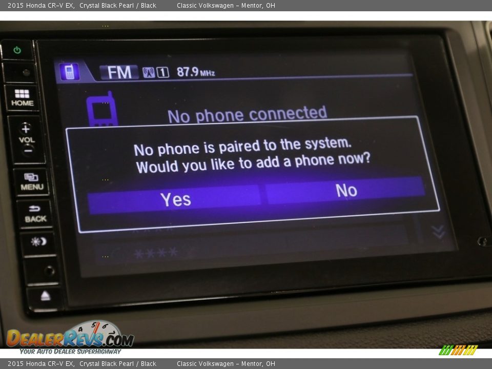 2015 Honda CR-V EX Crystal Black Pearl / Black Photo #14