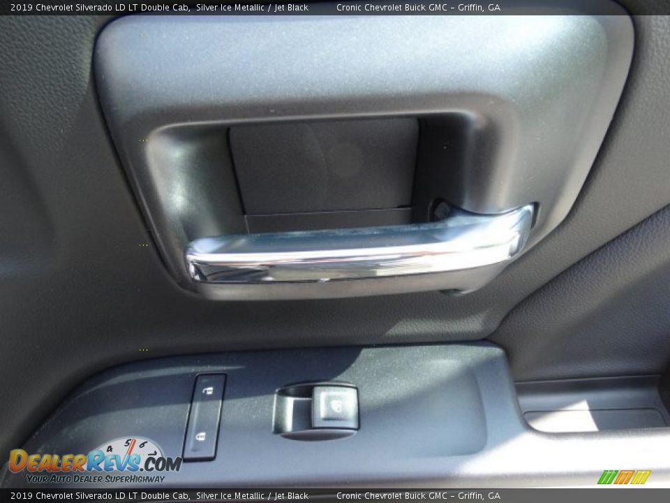 2019 Chevrolet Silverado LD LT Double Cab Silver Ice Metallic / Jet Black Photo #26