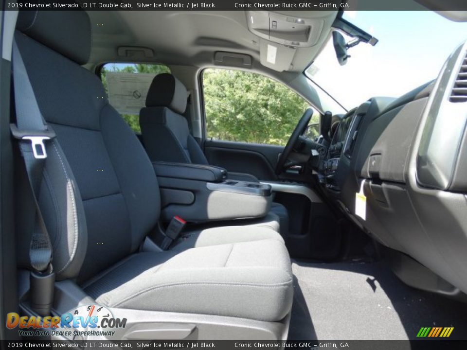 2019 Chevrolet Silverado LD LT Double Cab Silver Ice Metallic / Jet Black Photo #27