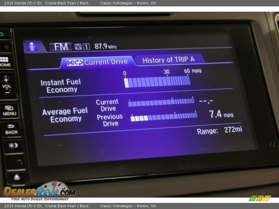 2015 Honda CR-V EX Crystal Black Pearl / Black Photo #16