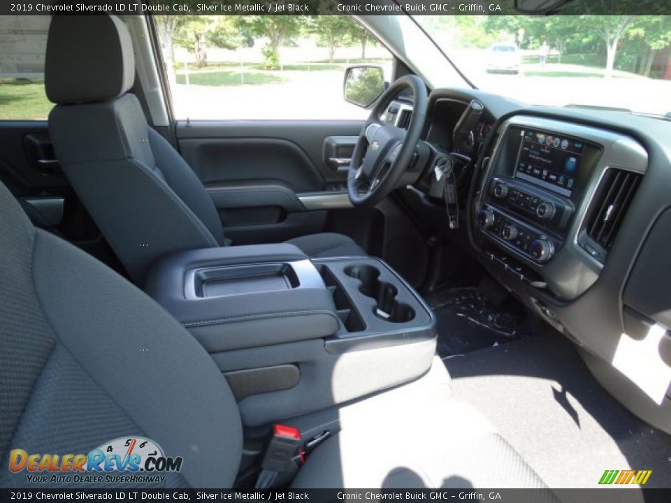 2019 Chevrolet Silverado LD LT Double Cab Silver Ice Metallic / Jet Black Photo #28