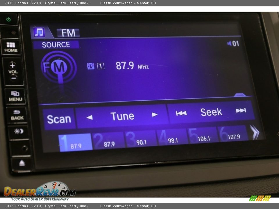 2015 Honda CR-V EX Crystal Black Pearl / Black Photo #17