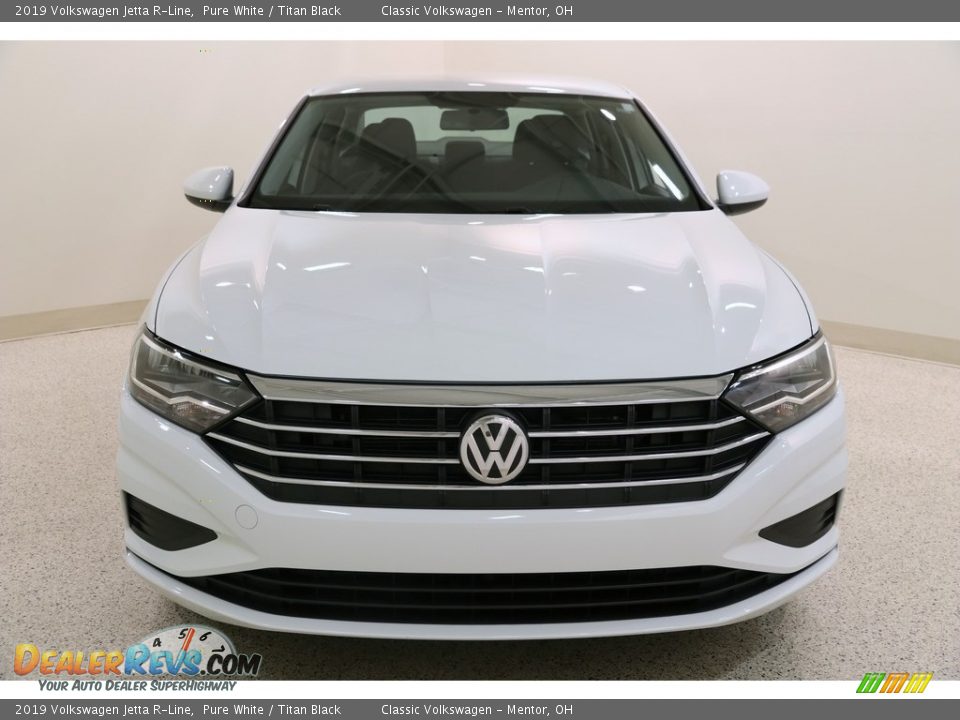 2019 Volkswagen Jetta R-Line Pure White / Titan Black Photo #2