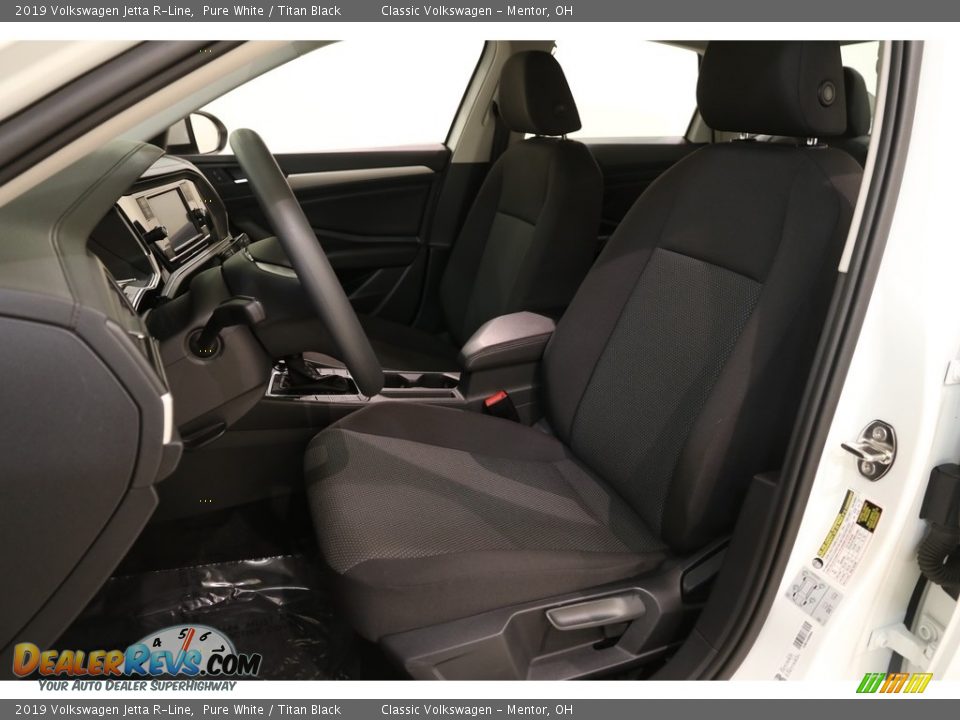 2019 Volkswagen Jetta R-Line Pure White / Titan Black Photo #5