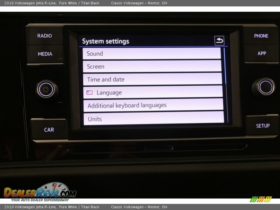 2019 Volkswagen Jetta R-Line Pure White / Titan Black Photo #12