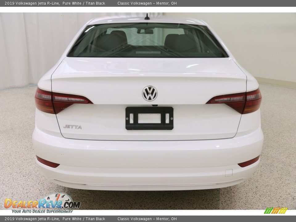 2019 Volkswagen Jetta R-Line Pure White / Titan Black Photo #18
