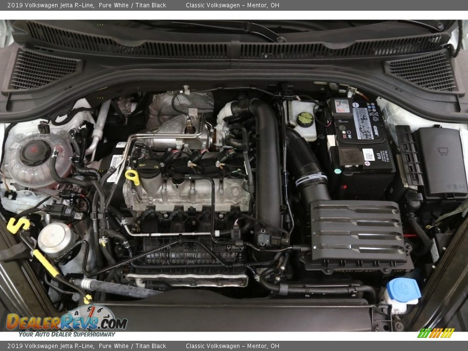 2019 Volkswagen Jetta R-Line Pure White / Titan Black Photo #19