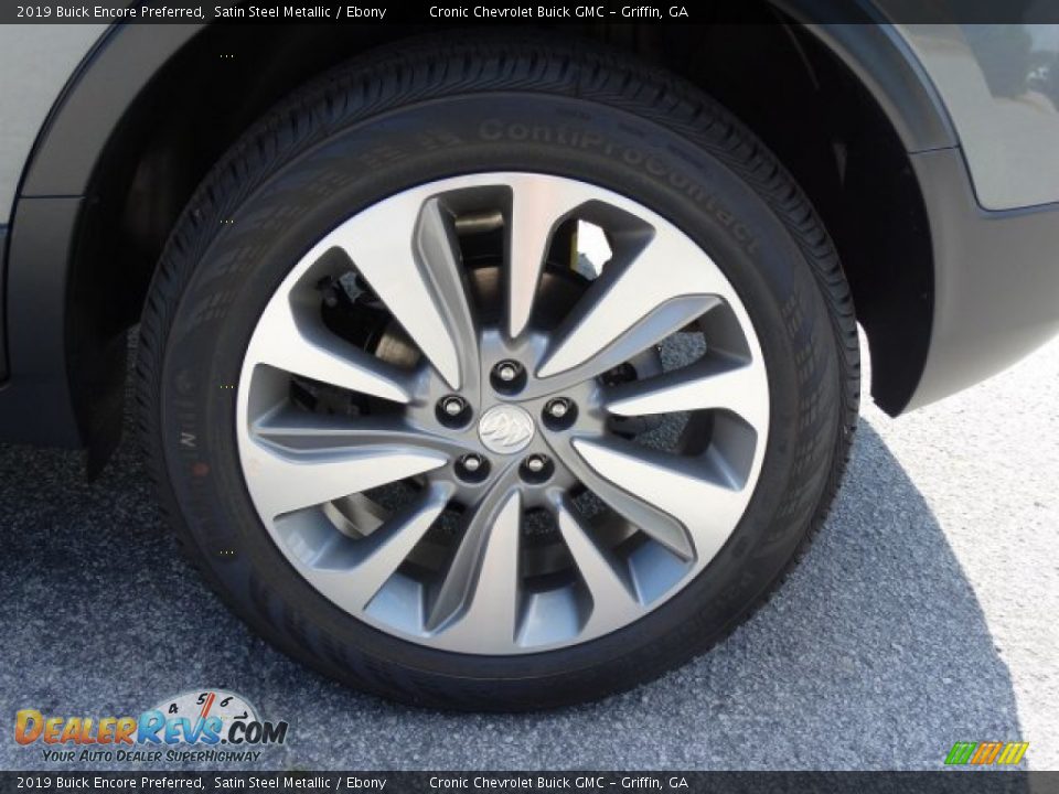 2019 Buick Encore Preferred Satin Steel Metallic / Ebony Photo #9
