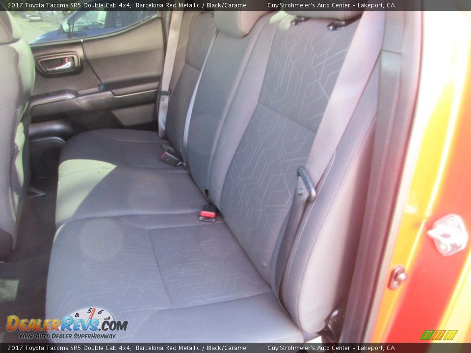 2017 Toyota Tacoma SR5 Double Cab 4x4 Barcelona Red Metallic / Black/Caramel Photo #9