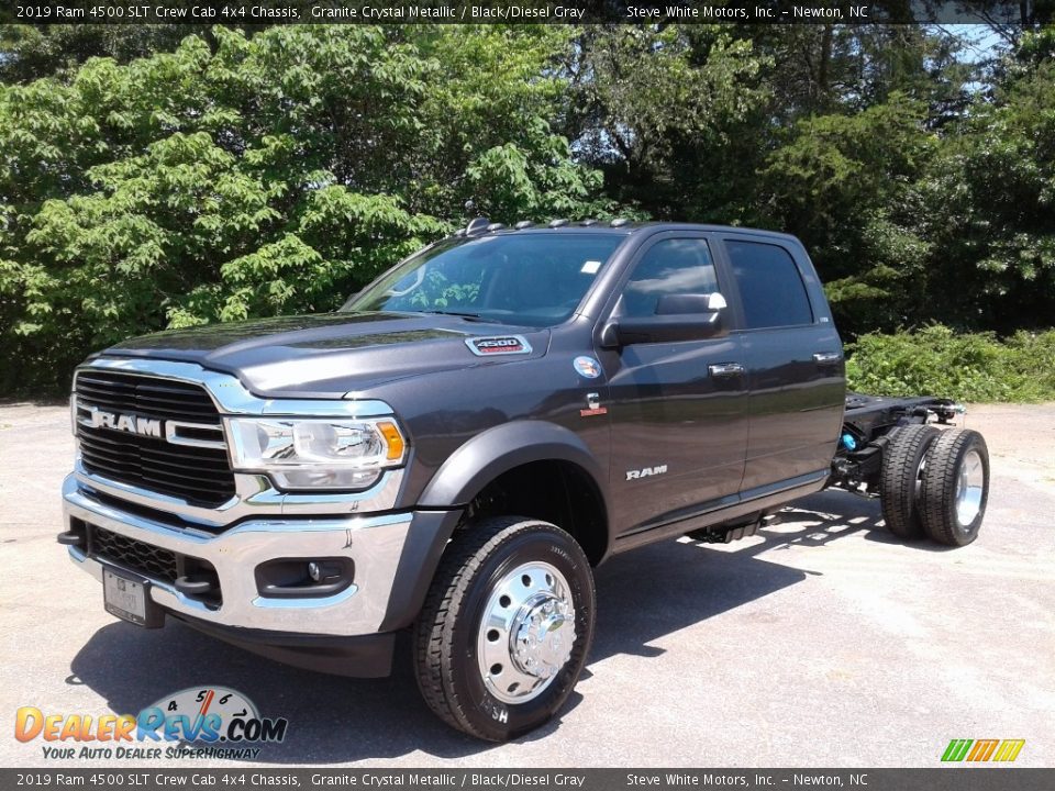 2019 Ram 4500 SLT Crew Cab 4x4 Chassis Granite Crystal Metallic / Black/Diesel Gray Photo #2