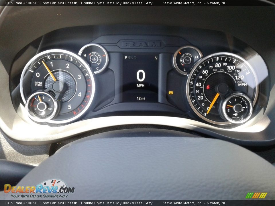 2019 Ram 4500 SLT Crew Cab 4x4 Chassis Granite Crystal Metallic / Black/Diesel Gray Photo #17