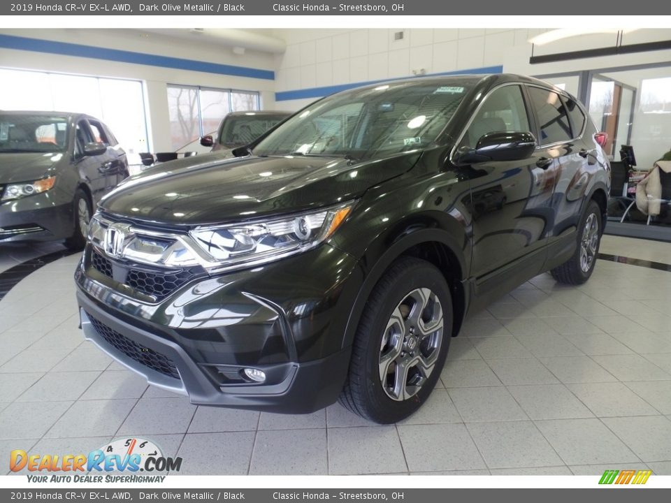 2019 Honda CR-V EX-L AWD Dark Olive Metallic / Black Photo #1