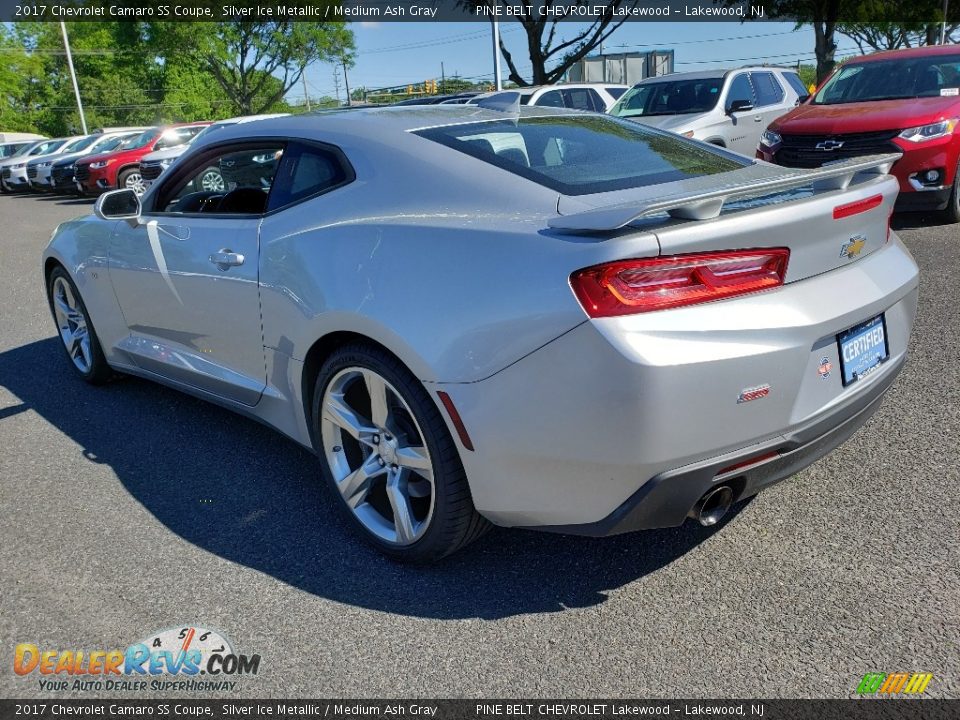 2017 Chevrolet Camaro SS Coupe Silver Ice Metallic / Medium Ash Gray Photo #5