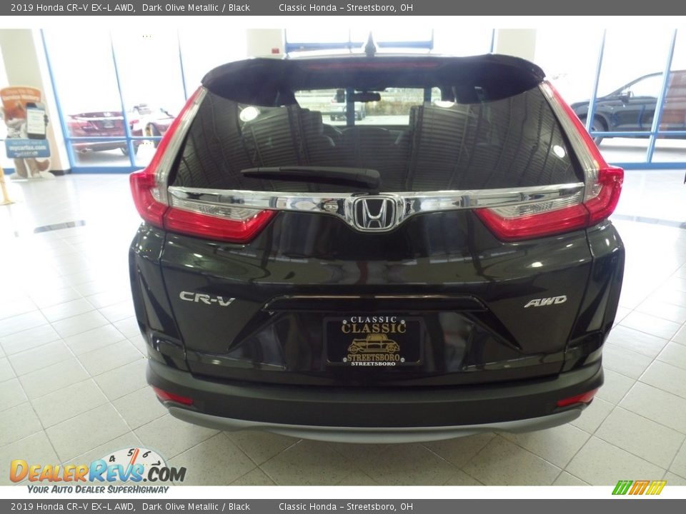 2019 Honda CR-V EX-L AWD Dark Olive Metallic / Black Photo #4