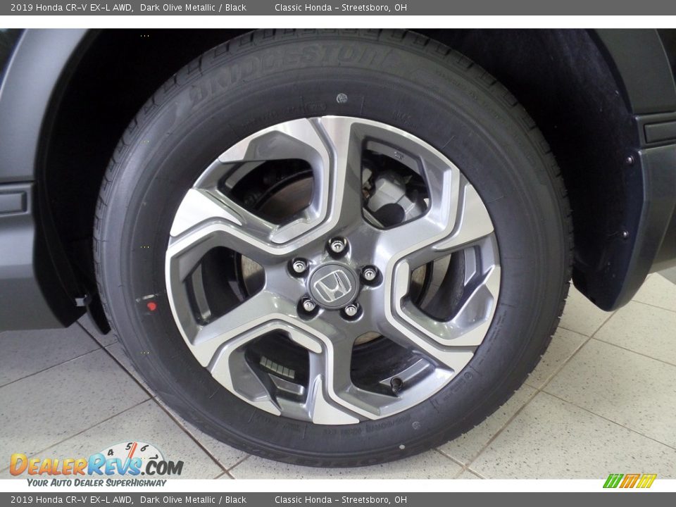 2019 Honda CR-V EX-L AWD Dark Olive Metallic / Black Photo #15