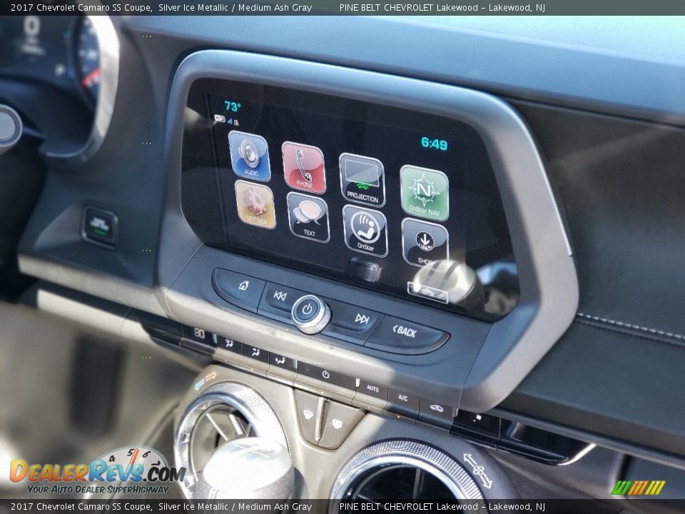 2017 Chevrolet Camaro SS Coupe Silver Ice Metallic / Medium Ash Gray Photo #14