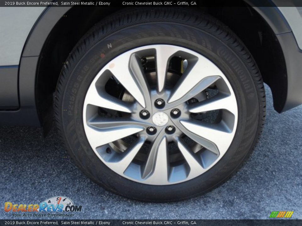 2019 Buick Encore Preferred Satin Steel Metallic / Ebony Photo #9