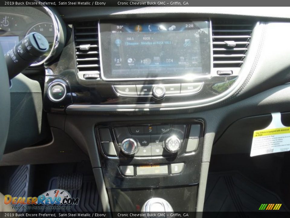 2019 Buick Encore Preferred Satin Steel Metallic / Ebony Photo #17