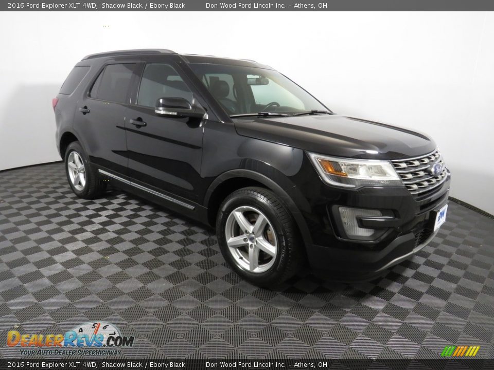 2016 Ford Explorer XLT 4WD Shadow Black / Ebony Black Photo #2