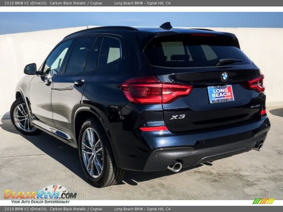 2019 BMW X3 sDrive30i Carbon Black Metallic / Cognac Photo #2