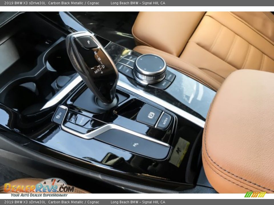 2019 BMW X3 sDrive30i Carbon Black Metallic / Cognac Photo #7