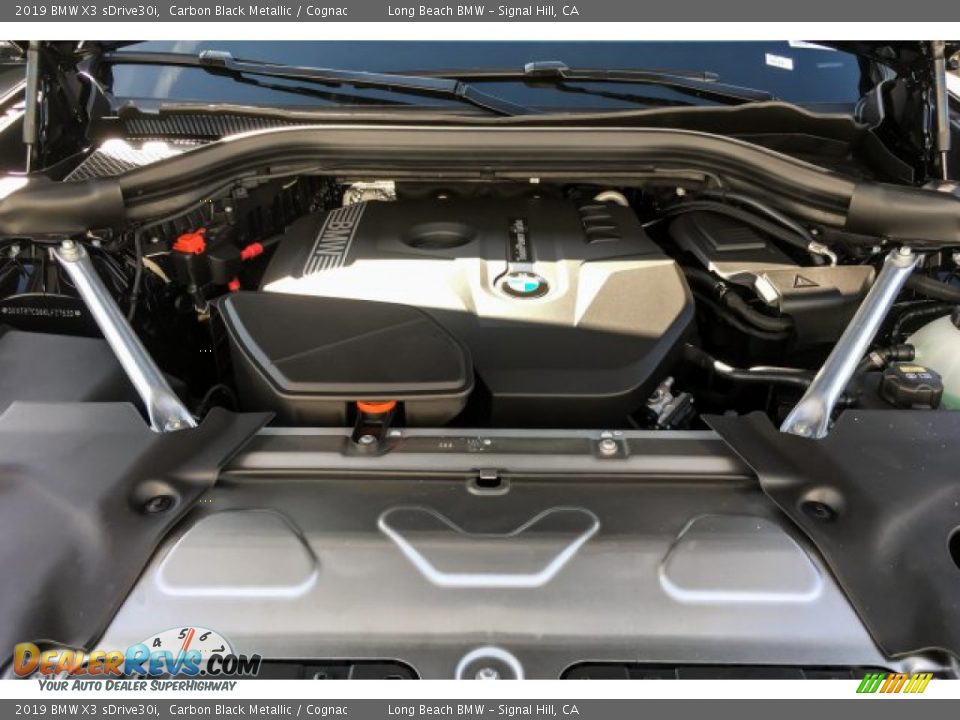 2019 BMW X3 sDrive30i Carbon Black Metallic / Cognac Photo #8
