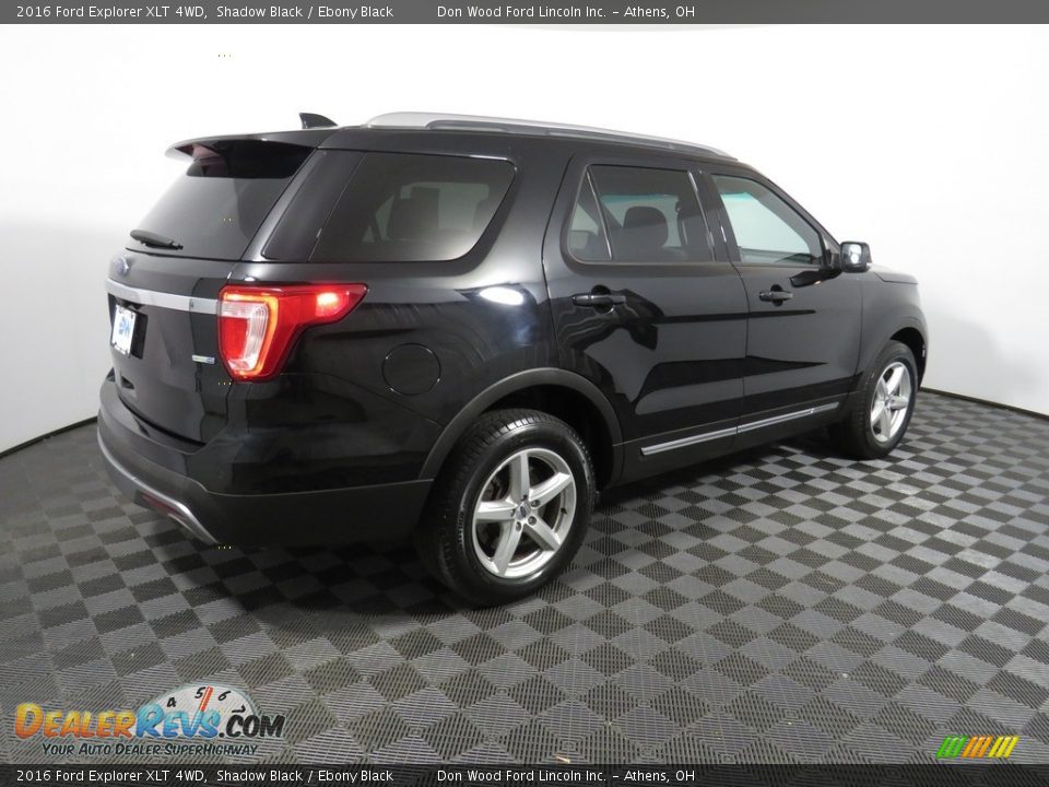 2016 Ford Explorer XLT 4WD Shadow Black / Ebony Black Photo #16