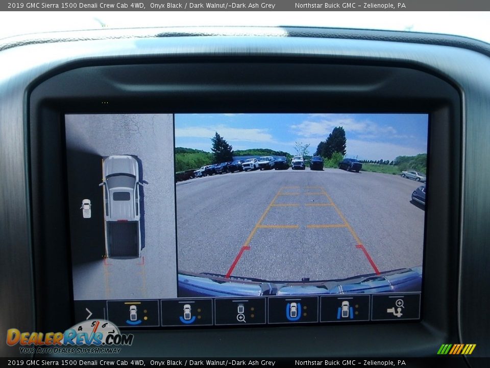 2019 GMC Sierra 1500 Denali Crew Cab 4WD Onyx Black / Dark Walnut/­Dark Ash Grey Photo #19