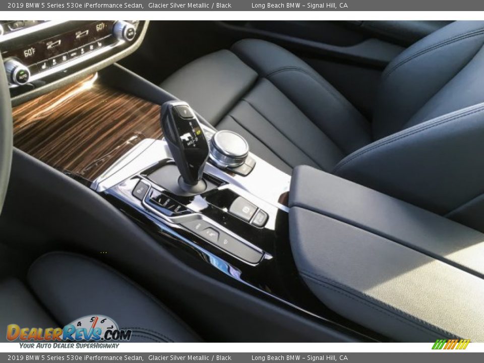 2019 BMW 5 Series 530e iPerformance Sedan Glacier Silver Metallic / Black Photo #7