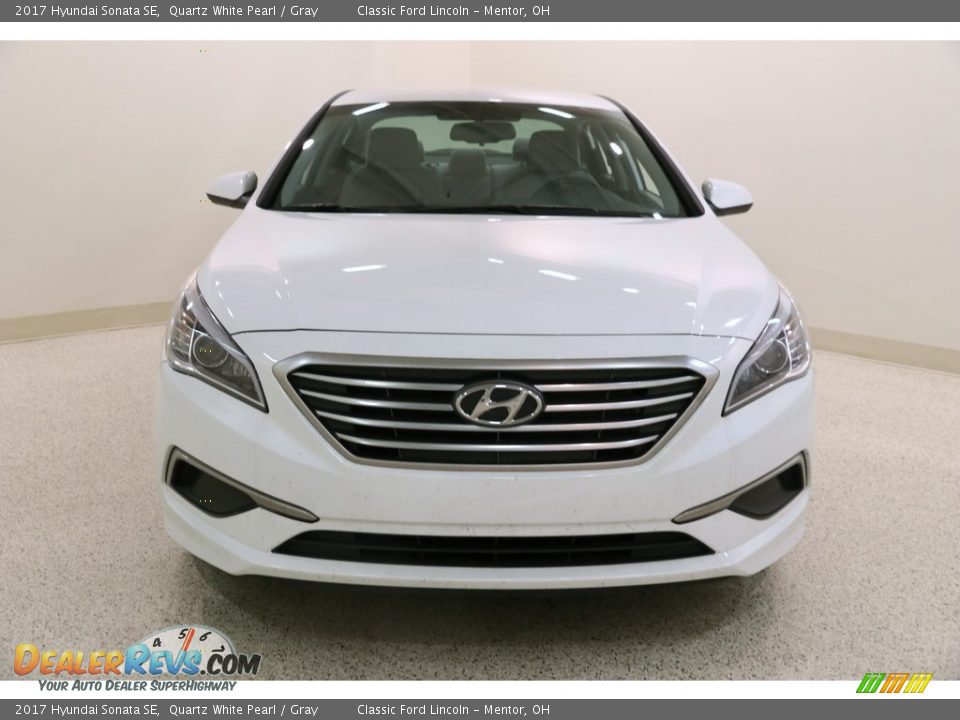 2017 Hyundai Sonata SE Quartz White Pearl / Gray Photo #2