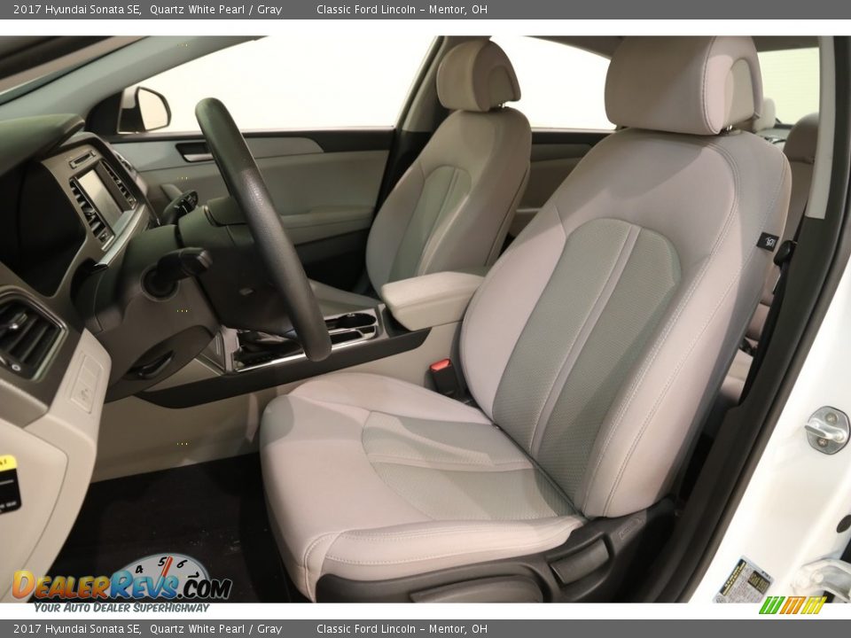 2017 Hyundai Sonata SE Quartz White Pearl / Gray Photo #5