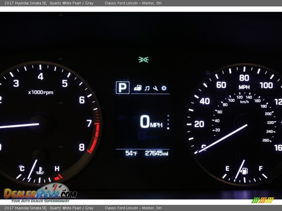 2017 Hyundai Sonata SE Quartz White Pearl / Gray Photo #7