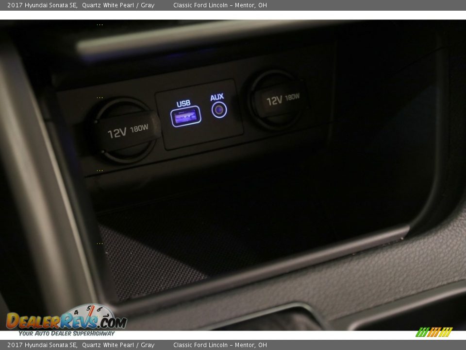 2017 Hyundai Sonata SE Quartz White Pearl / Gray Photo #11