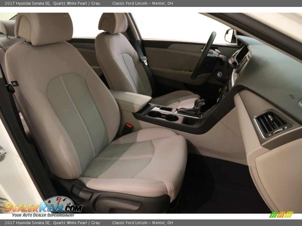 2017 Hyundai Sonata SE Quartz White Pearl / Gray Photo #13