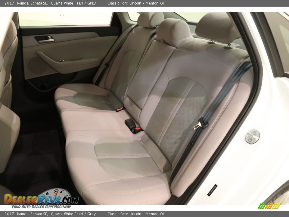 2017 Hyundai Sonata SE Quartz White Pearl / Gray Photo #15