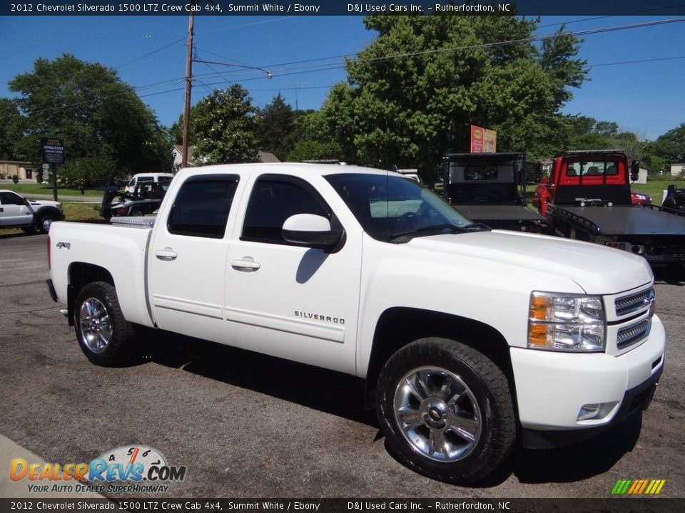 2012 Chevrolet Silverado 1500 LTZ Crew Cab 4x4 Summit White / Ebony Photo #1