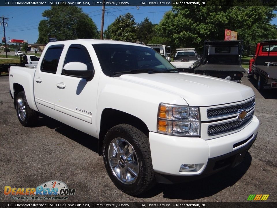 2012 Chevrolet Silverado 1500 LTZ Crew Cab 4x4 Summit White / Ebony Photo #2