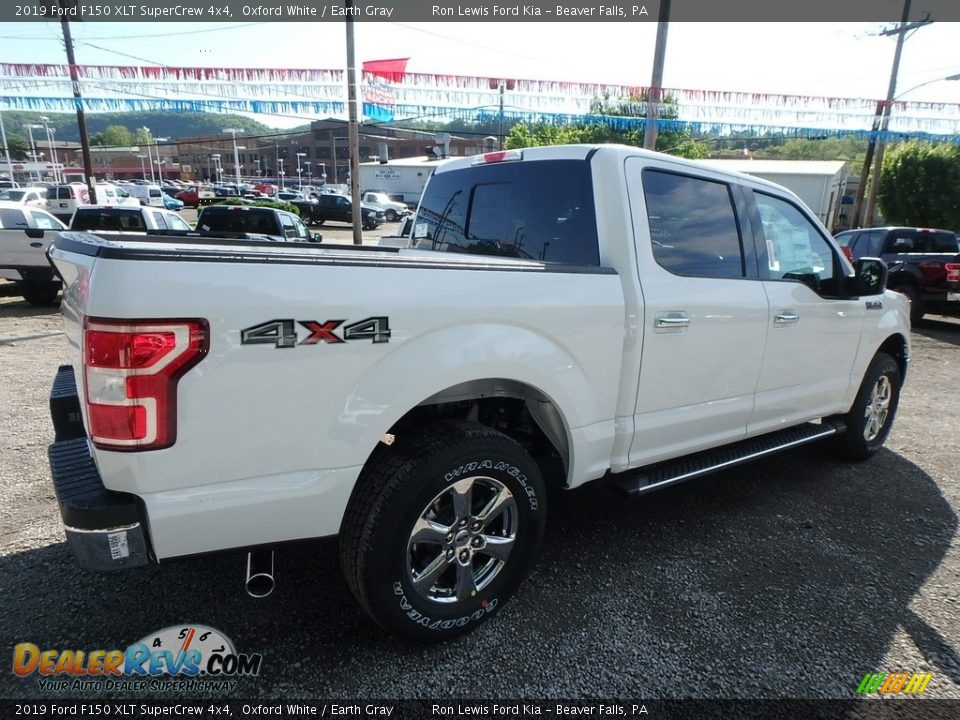 2019 Ford F150 XLT SuperCrew 4x4 Oxford White / Earth Gray Photo #2
