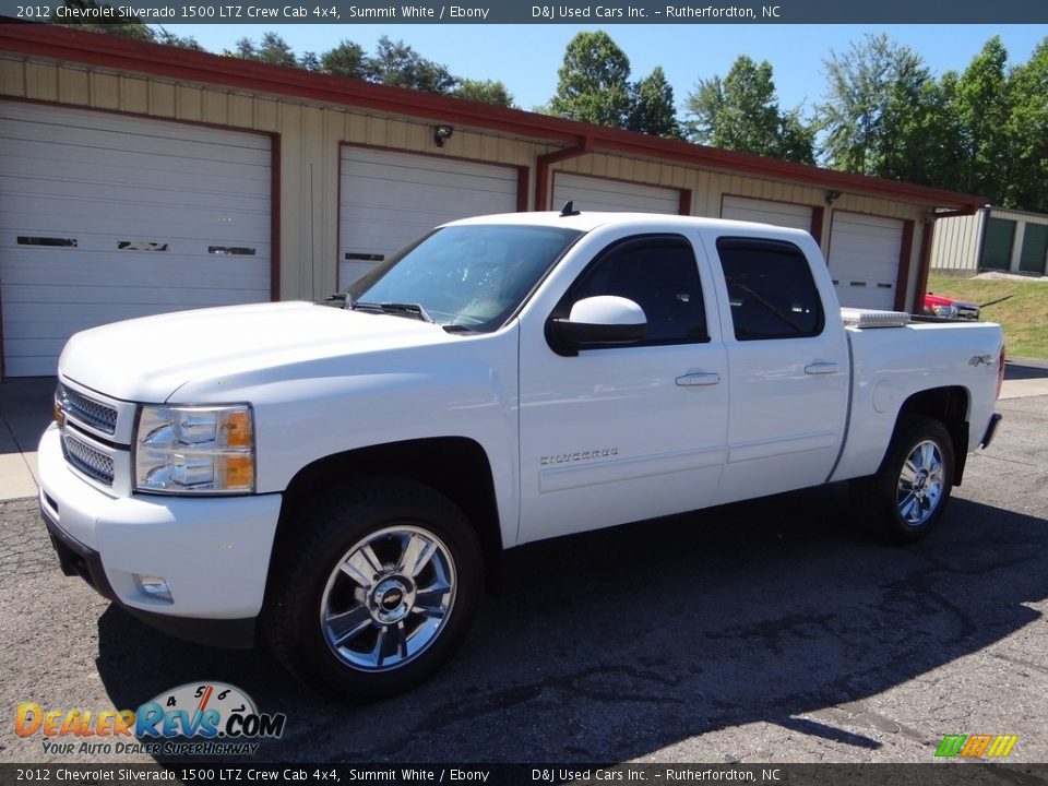 2012 Chevrolet Silverado 1500 LTZ Crew Cab 4x4 Summit White / Ebony Photo #5