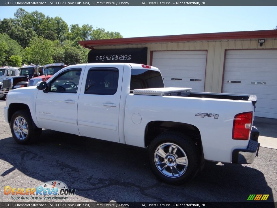 2012 Chevrolet Silverado 1500 LTZ Crew Cab 4x4 Summit White / Ebony Photo #6