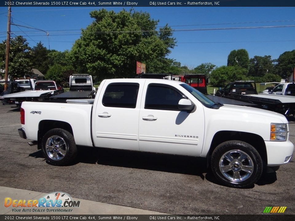 2012 Chevrolet Silverado 1500 LTZ Crew Cab 4x4 Summit White / Ebony Photo #7
