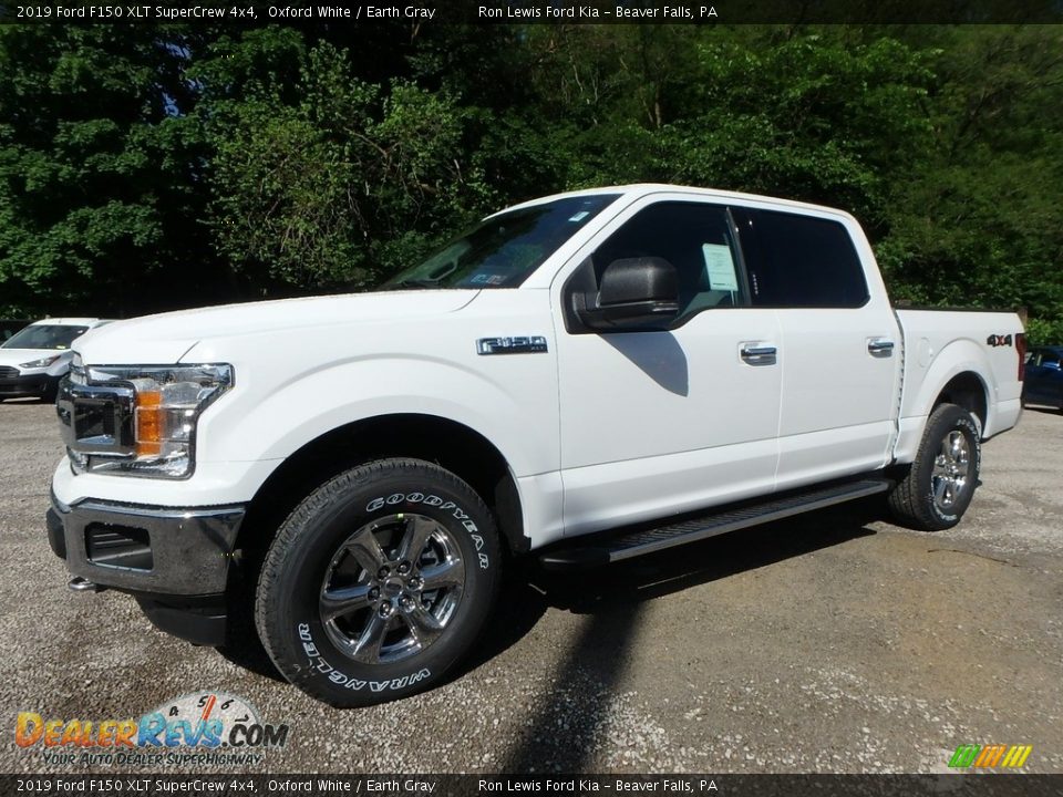 2019 Ford F150 XLT SuperCrew 4x4 Oxford White / Earth Gray Photo #6