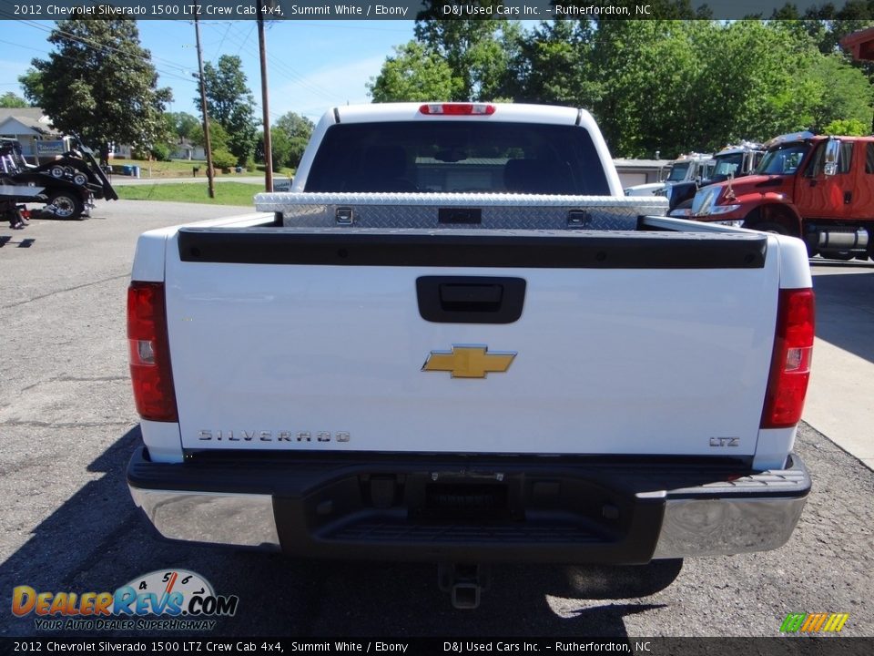 2012 Chevrolet Silverado 1500 LTZ Crew Cab 4x4 Summit White / Ebony Photo #8