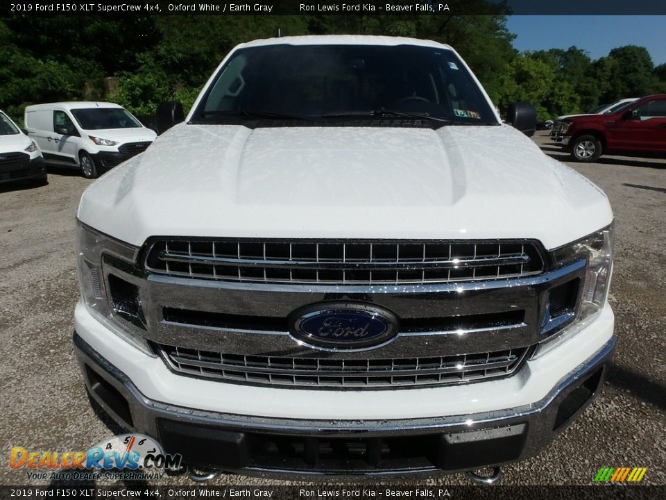 2019 Ford F150 XLT SuperCrew 4x4 Oxford White / Earth Gray Photo #7