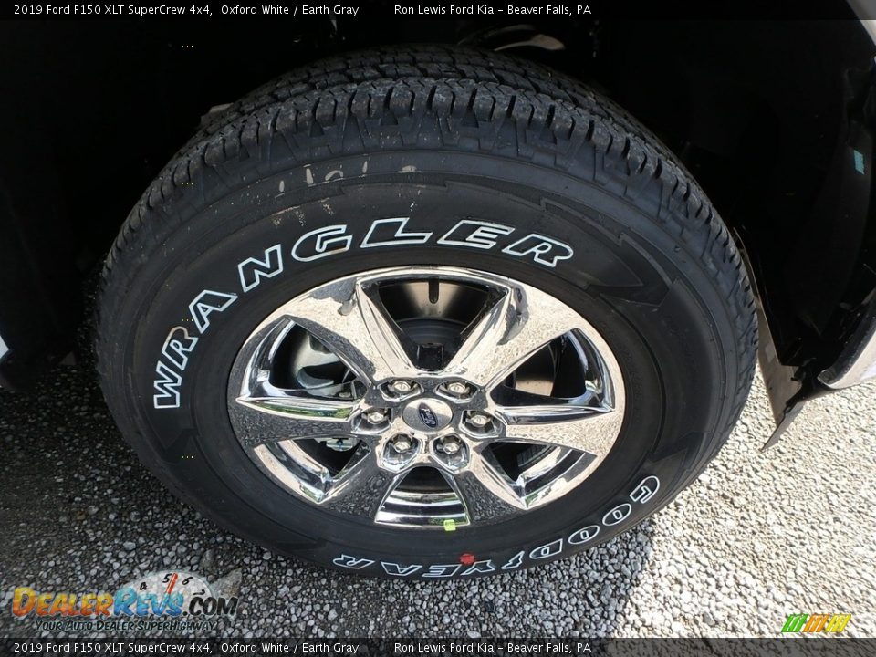 2019 Ford F150 XLT SuperCrew 4x4 Oxford White / Earth Gray Photo #9