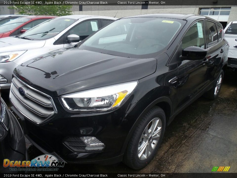 2019 Ford Escape SE 4WD Agate Black / Chromite Gray/Charcoal Black Photo #1