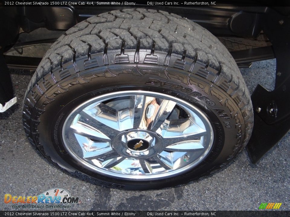 2012 Chevrolet Silverado 1500 LTZ Crew Cab 4x4 Summit White / Ebony Photo #12