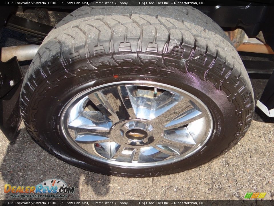 2012 Chevrolet Silverado 1500 LTZ Crew Cab 4x4 Summit White / Ebony Photo #13
